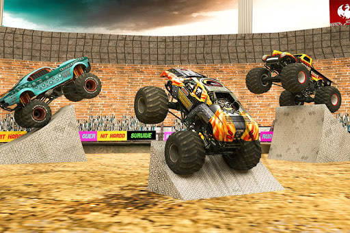 American Monster Trucks Demolition Crash Racing Derby Simulator