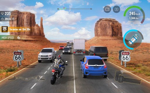 Baixe Racing In Moto: Traffic Race no PC