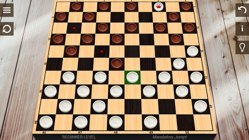 Checkers Master level and Grand master level down.(dama) 