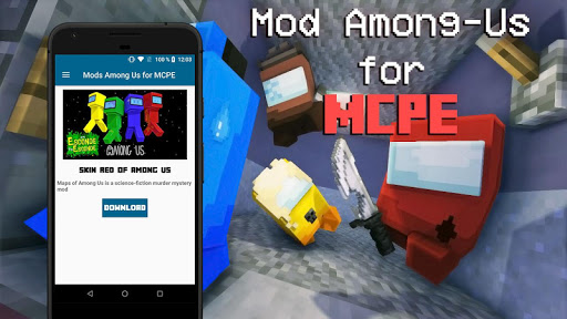Mod of Among Us for Minecraft PE  Featured Image