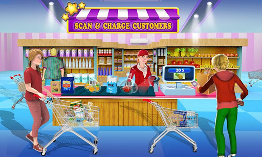 Super Market Cashier Game  Featured Image