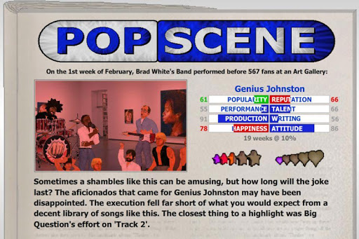 Popscene (Music Industry Sim)  Featured Image