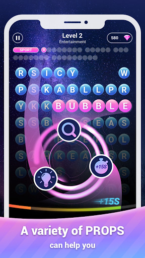 Scrolling Words Bubble  Featured Image for Version 