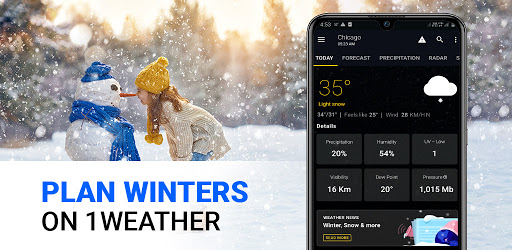 1Weather: Forecasts, Widgets, Snow Alerts & Radar  Featured Image