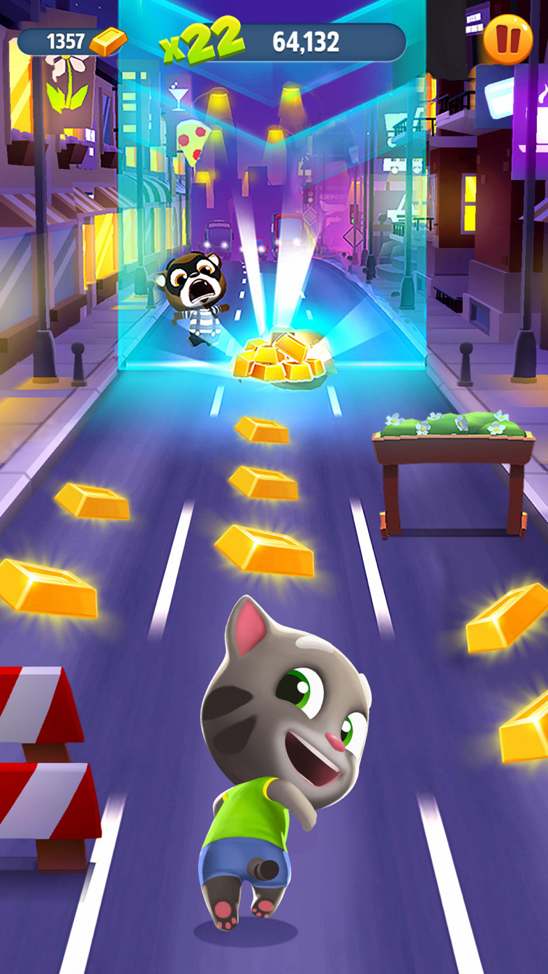 TALKING TOM RUN! jogo online gratuito em