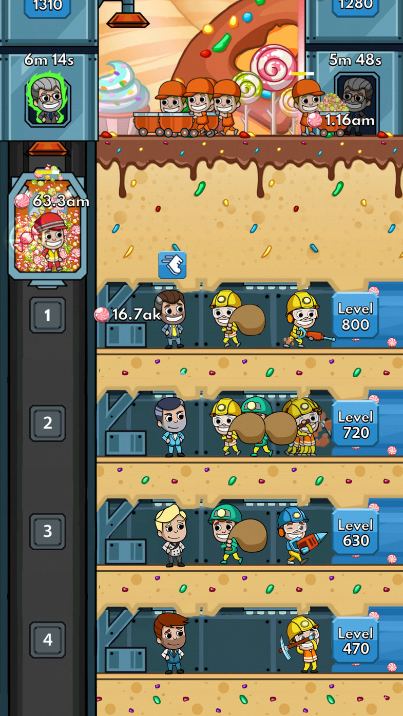 Idle Miner Tycoon iOS, Android game - IndieDB