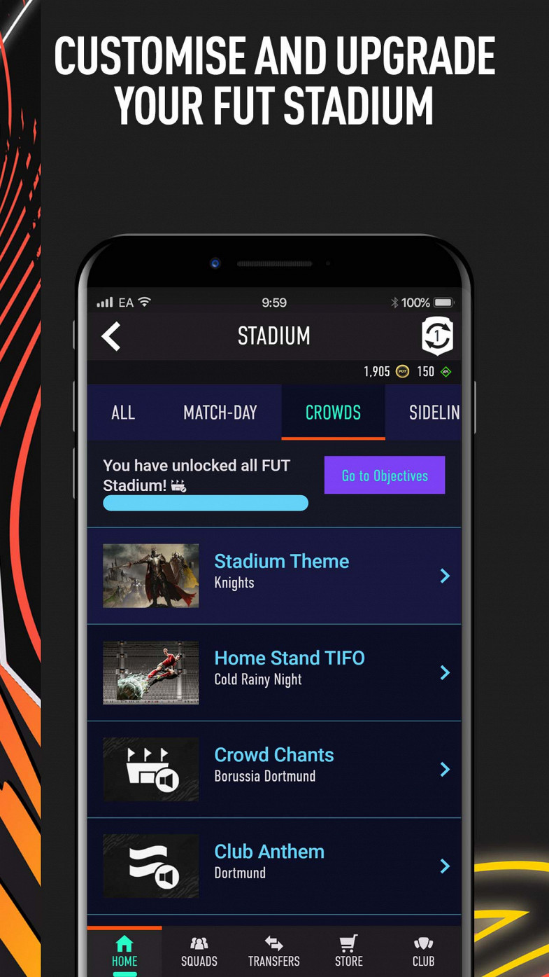 FIFA 21 Companion App for iOS and Android