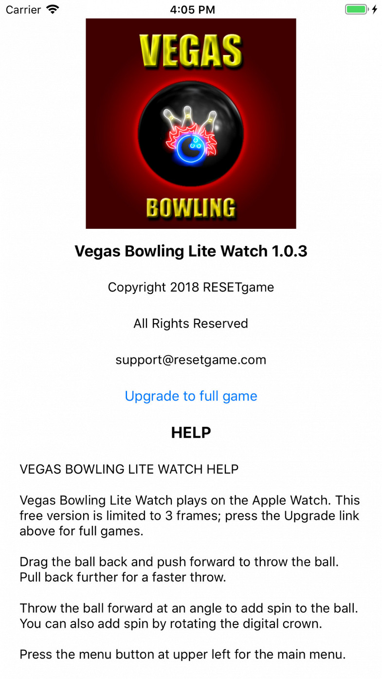 Vegas Bowling Lite Watch  Featured Image