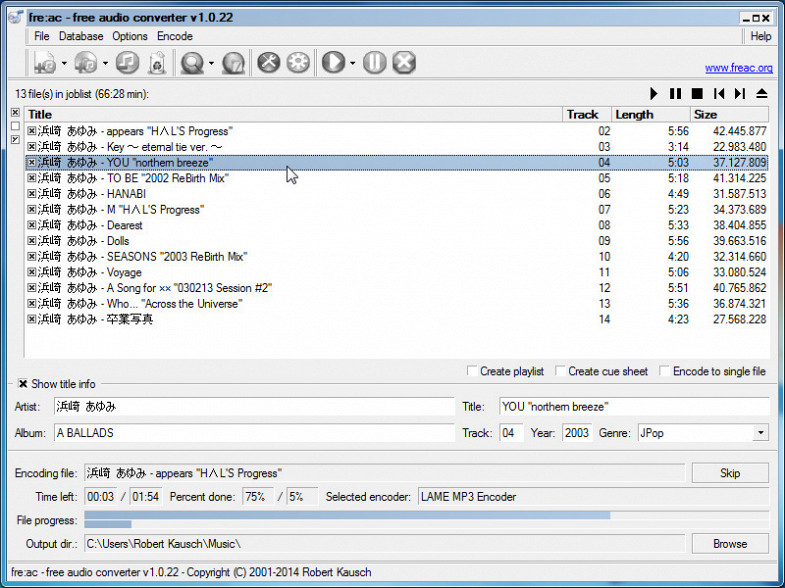 fre:ac - free audio converter 1.1.1 1.1.1 Featured Image