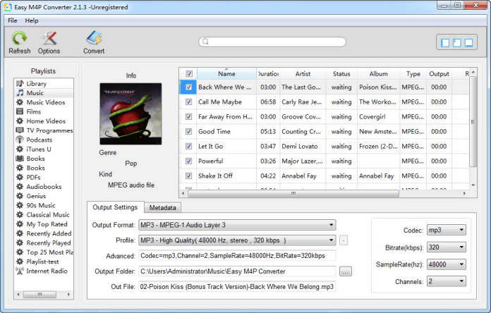 Easy M4P Converter 6.7.3 6.7.3 Featured Image