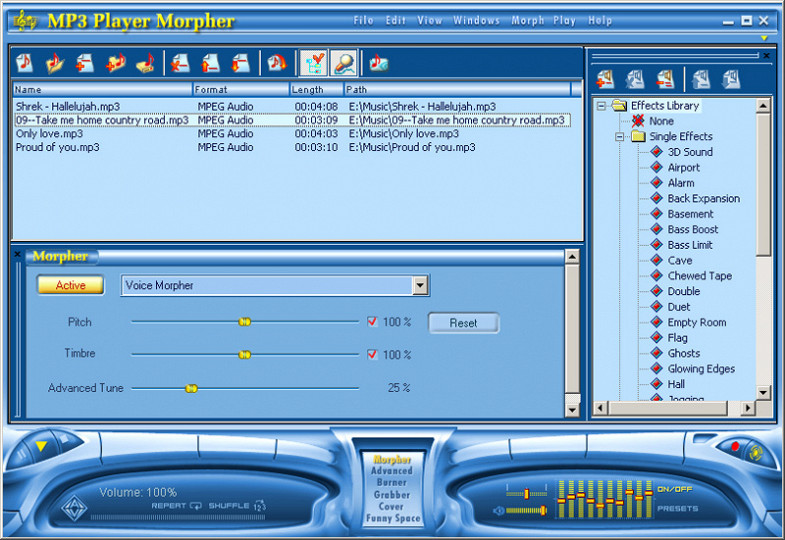 AV MP3 Player Morpher 4.0.100 4.0.100 Featured Image