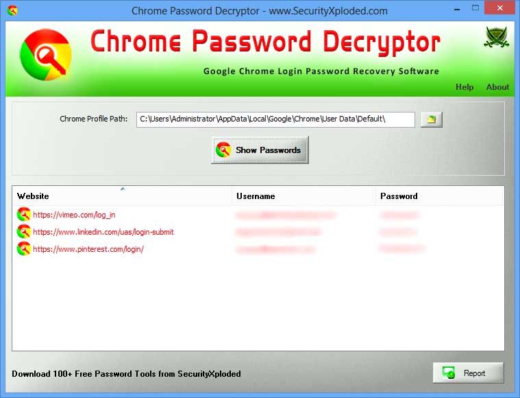 Chrome Password Decryptor 11.0 11.0 Featured Image
