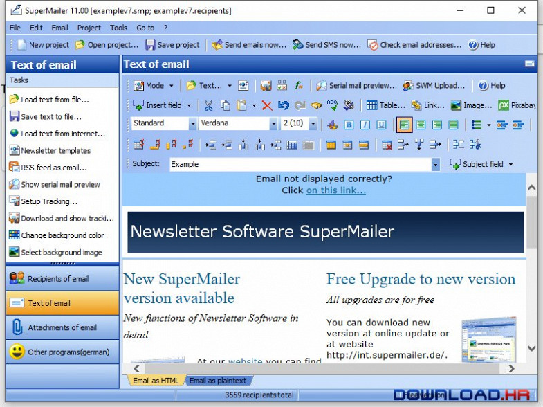 Newsletter Software SuperMailer 11.11 11.11 Featured Image