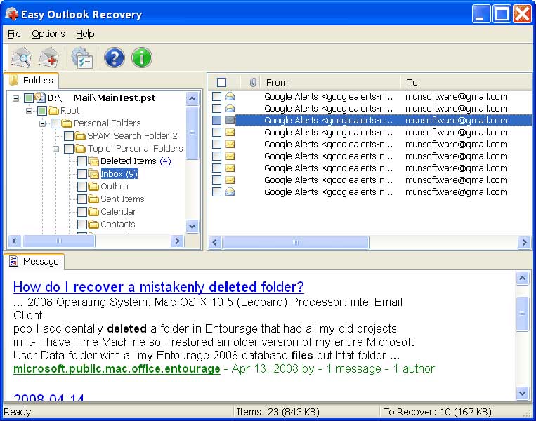 Easy Outlook Recovery 1.7 1.7 Featured Image
