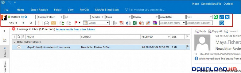 FewClix for Outlook 5.8 5.8 Featured Image