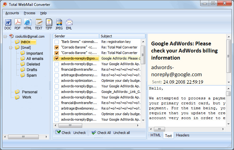 Total Webmail Converter 1.4 1.4 Featured Image