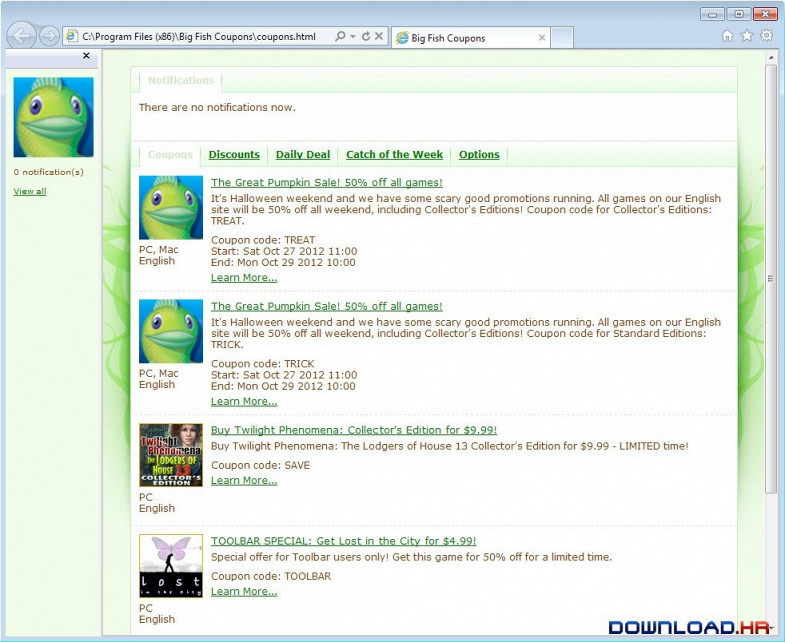 Big Fish Coupons for Internet Explorer 1.1.0 1.1.0 Featured Image