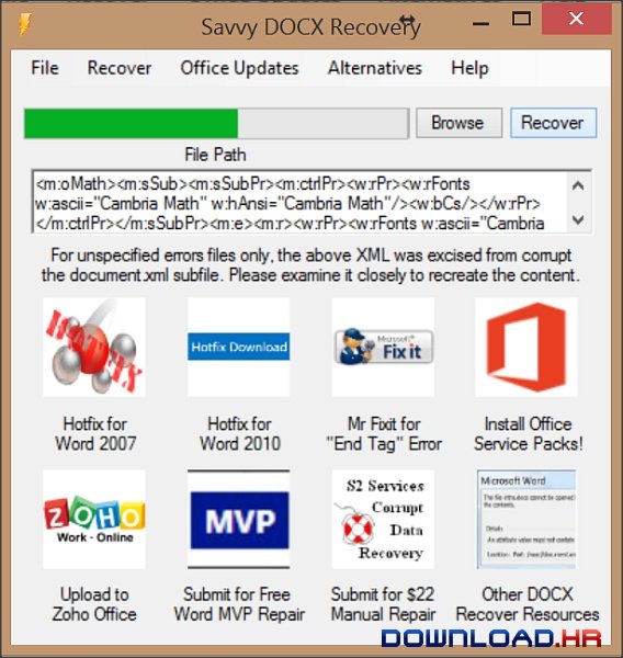 Savvy DOCX Recovery 2.0.3 2.0.3 Featured Image