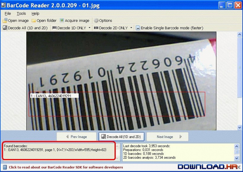 BarCode Reader 8.80.0.1622 8.80.0.1622 Featured Image
