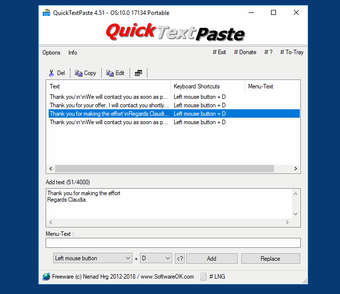 QuickTextPaste 8.66 download the new for windows