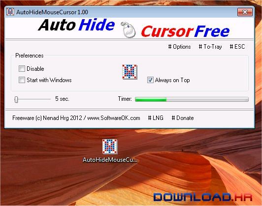 AutoHideMouseCursor 5.51 free instal