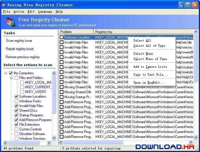 Eusing Free Registry Cleaner 4.3 4.3 Featured Image