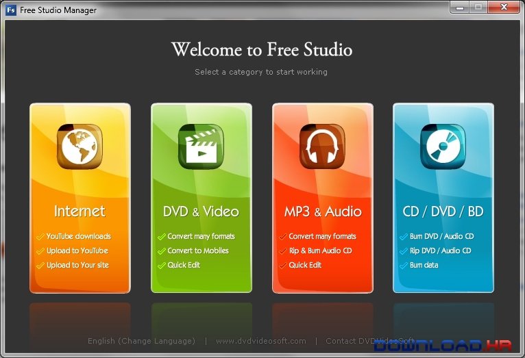 DVDVideoSoft Free Studio Free Download