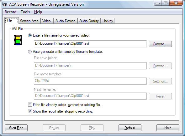 ACA Screen Recorder 5.00 5.00 Featured Image