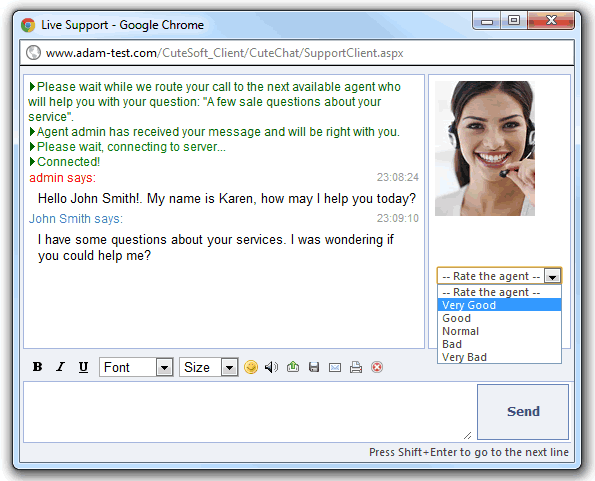 Windows 7 live chat support