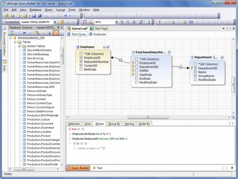 dbForge Query Builder for SQL Server 3.15.78 3.15.78 Featured Image
