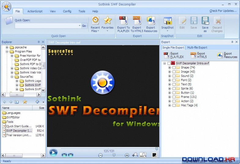 Sothink SWF Decompiler 7.4 7.4 Featured Image