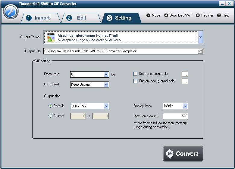 ThunderSoft SWF to GIF Converter 3.9.0 3.9.0 Featured Image